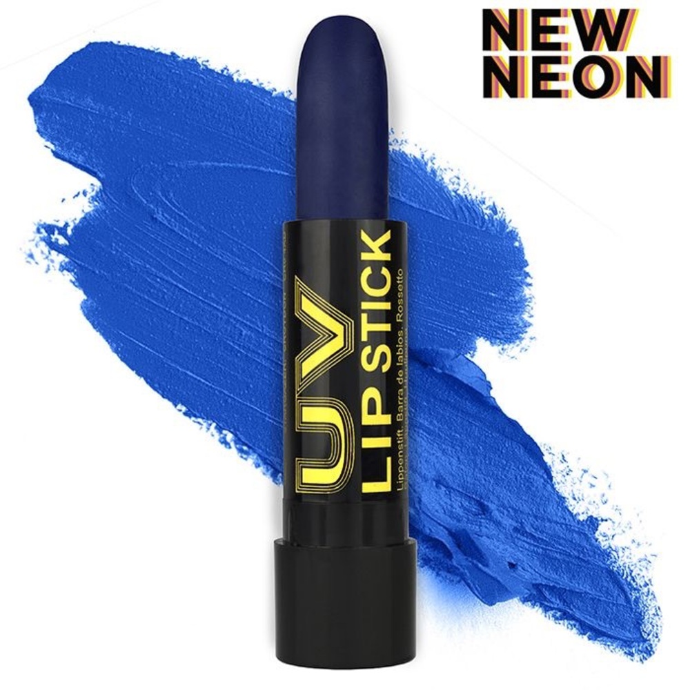 STARGAZER Blue Glow in the Dark UV Vegan Lipstick FACTORY SEALED